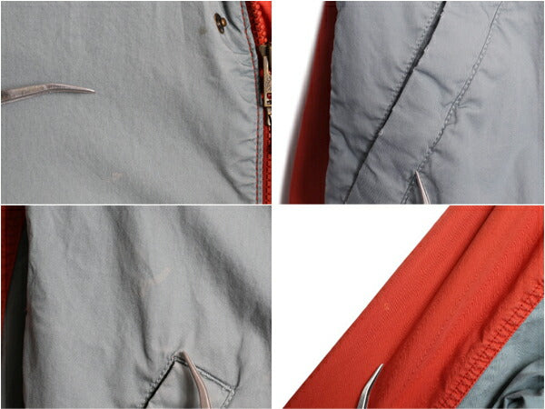 ノースフェイス コットン マウンテンパーカー ジャケット メンズ S 紺タグ 復刻 フルジップ ジャンパー ブルゾン ツートン The North Face