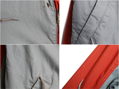ノースフェイス コットン マウンテンパーカー ジャケット メンズ S 紺タグ 復刻 フルジップ ジャンパー ブルゾン ツートン The North Face