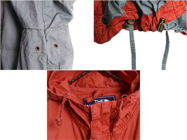 ノースフェイス コットン マウンテンパーカー ジャケット メンズ S 紺タグ 復刻 フルジップ ジャンパー ブルゾン ツートン The North Face