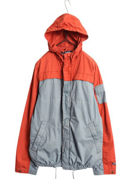 ノースフェイス コットン マウンテンパーカー ジャケット メンズ S 紺タグ 復刻 フルジップ ジャンパー ブルゾン ツートン The North Face
