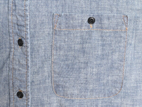 ラルフローレン 100% コットン シャンブレー シャツ レディース L ポロ ワーク 長袖シャツ LAUREN JEANS Co マチ付き ヴィンテージ モデル