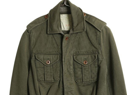 ラルフローレン ラグビー ミリタリー ジャケット レディース XS ポロ スウェット ヴィンテージ タイプ イギリス軍 バトルドレス ショート丈