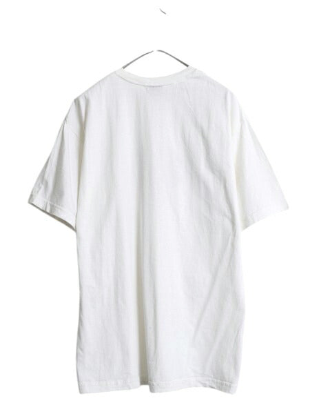 00s USA製 テントウ虫 アート イラスト プリント Tシャツ メンズ レディース XL / オールド グラフィック ヘビーウェイト 大きいサイズ 白