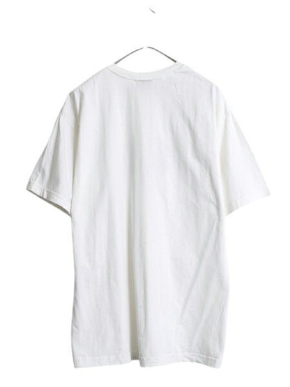 00s USA製 テントウ虫 アート イラスト プリント Tシャツ メンズ レディース XL / オールド グラフィック ヘビーウェイト 大きいサイズ 白