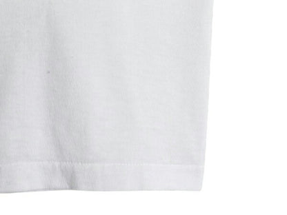80s USA製 レインボー プリント 半袖 Tシャツ M メンズ レディース S 古着 ヴィンテージ スーベニア シングルステッチ グラフィック 白