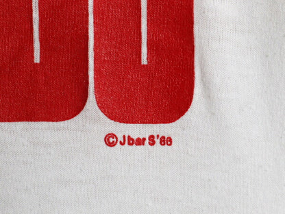 80s USA製 レインボー プリント 半袖 Tシャツ M メンズ レディース S 古着 ヴィンテージ スーベニア シングルステッチ グラフィック 白