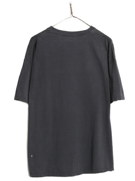 00s ジョーク メッセージ プリント Tシャツ メンズ XL / 黒 オールド グラフィック 当時物 大きいサイズ ヘビーウェイト プリントTシャツ
