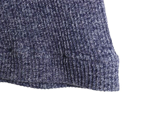 70s クルーネック リブ編み カットソー メンズ XS レディース S 程/ ヴィンテージ ストレッチ 半袖 Tシャツ ニット 無地 シンプル トップス