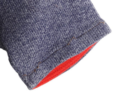 70s クルーネック リブ編み カットソー メンズ XS レディース S 程/ ヴィンテージ ストレッチ 半袖 Tシャツ ニット 無地 シンプル トップス