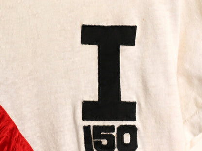 60s USA製 ラッセル サザン 半袖 Tシャツ M メンズ S ヴィンテージ 100% コットン カレッジ ワッペン ライン入り 一点物 シングルステッチ
