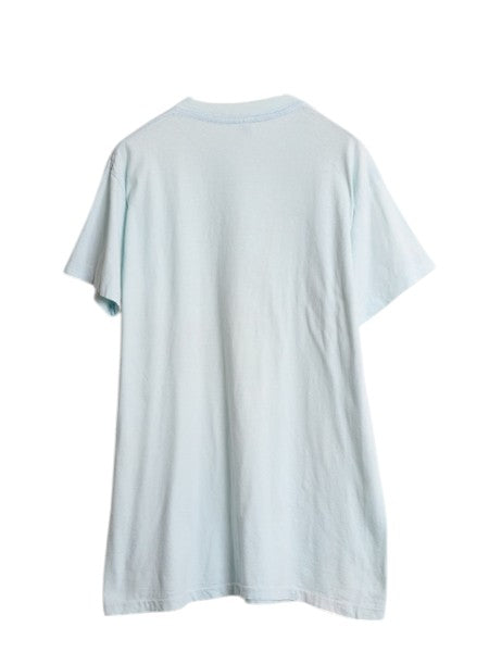 80s 恐竜 イラスト プリント 半袖 Tシャツ XL / 古着 ヴィンテージ アート グラフィック シングルステッチ タイダイ 大きいサイズ SPALDING