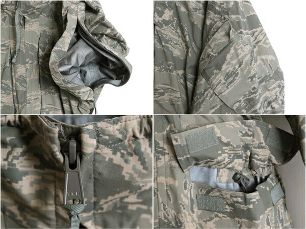 デッドストック 米軍実物 APECS デジタル タイガーカモ 迷彩 ゴアテックス ジャケット MEDIUM SHORT 新品 軍物 08年 ミリタリー USAF ABU