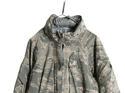 デッドストック 米軍実物 APECS デジタル タイガーカモ 迷彩 ゴアテックス ジャケット MEDIUM SHORT 新品 軍物 08年 ミリタリー USAF ABU