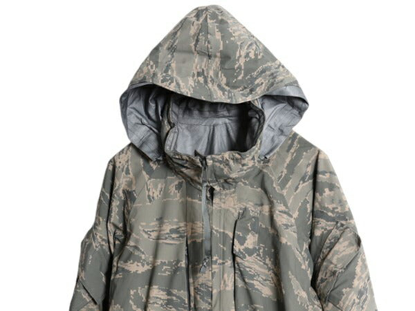 デッドストック 米軍実物 APECS デジタル タイガーカモ 迷彩 ゴアテックス ジャケット MEDIUM SHORT 新品 軍物 08年 ミリタリー USAF ABU