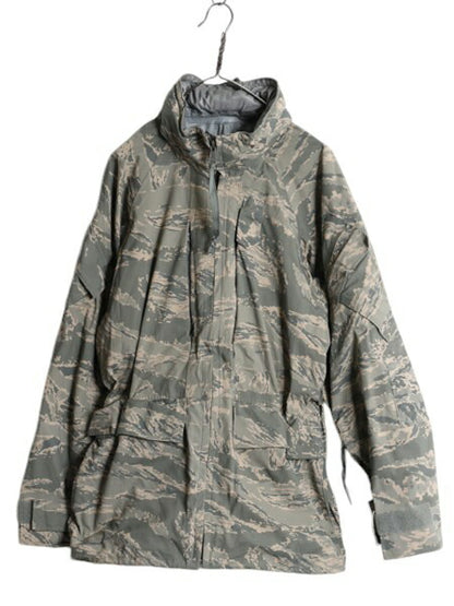 デッドストック 米軍実物 APECS デジタル タイガーカモ 迷彩 ゴアテックス ジャケット MEDIUM SHORT 新品 軍物 08年 ミリタリー USAF ABU