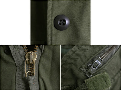 80s 米軍実物 US ARMY M-65 フィールド ジャケット SMALL LONG 83年製 ヴィンテージ ミリタリー 軍物 3rd ブラス M65 ジャンパー カーキ OD