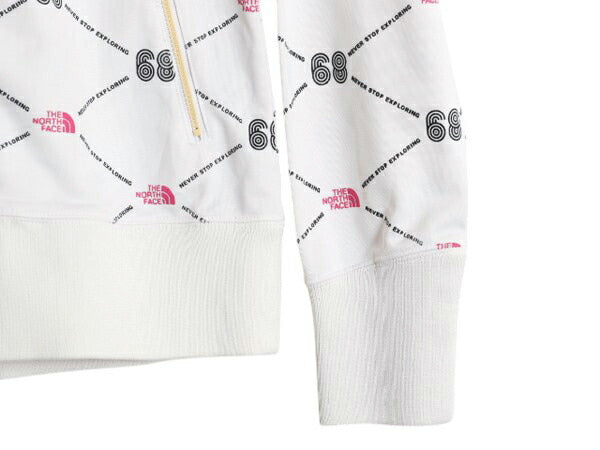 ノースフェイス トラック ジャケット レディース M 総柄 The North Face フルジップ ジャージ ジャンパー ブルゾン ハイネック アウトドア