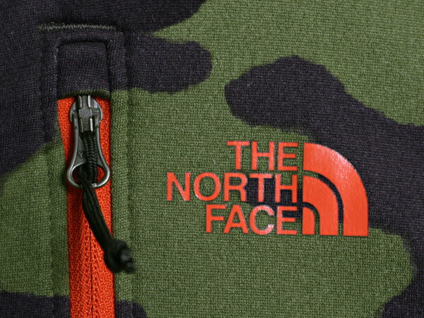 ノースフェイス 迷彩 ハーフジップ ストレッチ 長袖 Tシャツ メンズ S 古着 裏起毛 フリース The North Face ロンT ジャージ プルオーバー