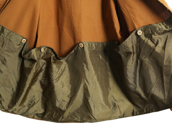 70s SAFTBAK ブラウン ダック ハンティング ジャケット メンズ M 古着 ヴィンテージ アウトドア シューティング ナイロン切替 カバーオール
