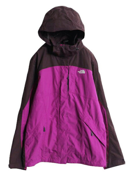 US企画 ノースフェイス HYVENT マウンテンパーカー ジャケット レディース XL 古着 The North Face アウトドア ナイロン マンパ ブルゾン
