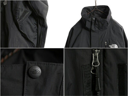 US企画 ノースフェイス HYVENT マウンテンパーカー ジャケット メンズ L / 古着 The North Face アウトドア ジャンパー マンパ ナイロン 黒