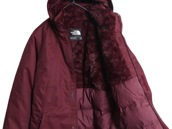 US企画 ノースフェイス アークティック スワール ダウン ジャケット ガールズ M レディース XS 程 The North Face コート DRYVENT フード