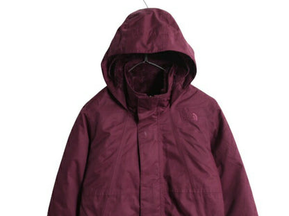 US企画 ノースフェイス アークティック スワール ダウン ジャケット ガールズ M レディース XS 程 The North Face コート DRYVENT フード