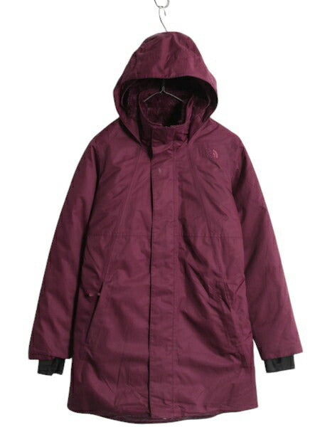 US企画 ノースフェイス アークティック スワール ダウン ジャケット ガールズ M レディース XS 程 The North Face コート DRYVENT フード
