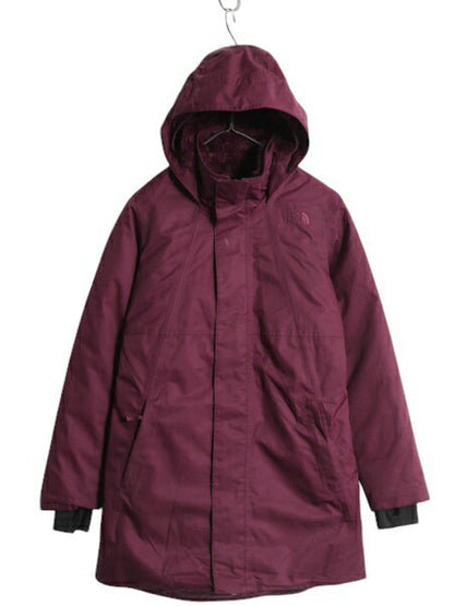 US企画 ノースフェイス アークティック スワール ダウン ジャケット ガールズ M レディース XS 程 The North Face コート DRYVENT フード