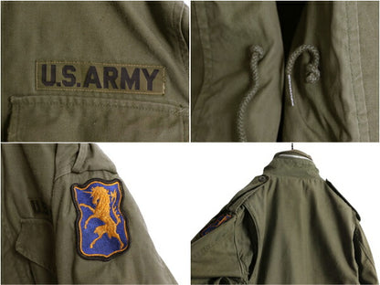 60s 米軍実物 US ARMY M-65 フィールド ジャケット REGULAR SMALL 古着 67年製 ヴィンテージ ミリタリー 2nd アルミジップ M65 ジャンパー