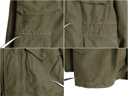 60s 米軍実物 US ARMY M-65 フィールド ジャケット REGULAR SMALL 古着 67年製 ヴィンテージ ミリタリー 2nd アルミジップ M65 ジャンパー