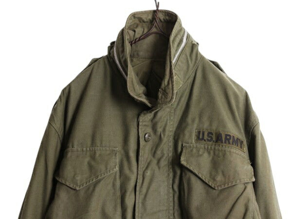 60s 米軍実物 US ARMY M-65 フィールド ジャケット REGULAR SMALL 古着 67年製 ヴィンテージ ミリタリー 2nd アルミジップ M65 ジャンパー