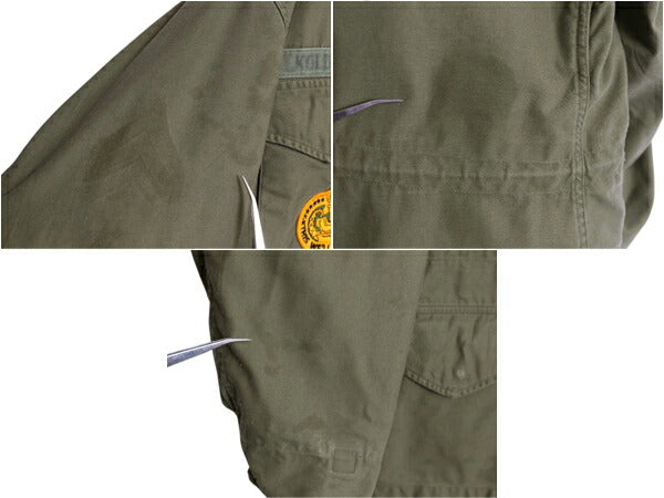 60s ALPHA 社製 米軍実物 US ARMY M-65 フィールド ジャケット SHORT MEDIUM / 古着 67年製 ヴィンテージ ミリタリー 2nd アルミジップ M65
