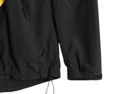 14年製 米軍実物 US ARMY ナイロン トレーニング ジャケット MEDIUM SHORT 古着 ミリタリー 軍物 APFU ジャンパー アーミー ブルゾン 黒