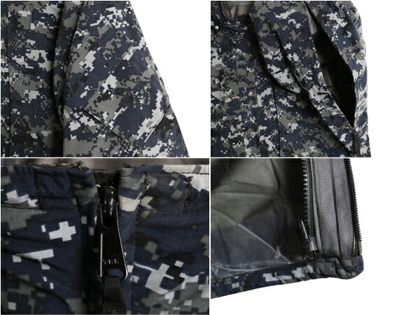 米軍実物 US NAVY デジタルカモ ゴアテックス ジャケット SMALL 古着 USN NWU TYPE1 ECWCS 迷彩 ミリタリー 軍物 海軍 マウンテンパーカー