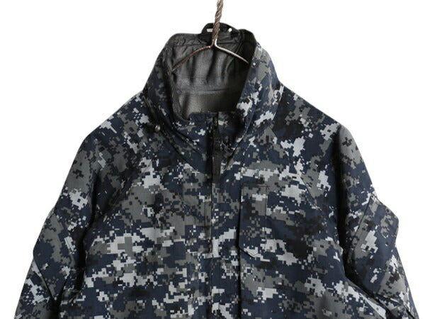米軍実物 US NAVY デジタルカモ ゴアテックス ジャケット SMALL 古着 USN NWU TYPE1 ECWCS 迷彩 ミリタリー 軍物 海軍 マウンテンパーカー
