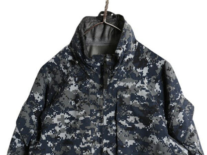 米軍実物 US NAVY デジタルカモ ゴアテックス ジャケット SMALL 古着 USN NWU TYPE1 ECWCS 迷彩 ミリタリー 軍物 海軍 マウンテンパーカー