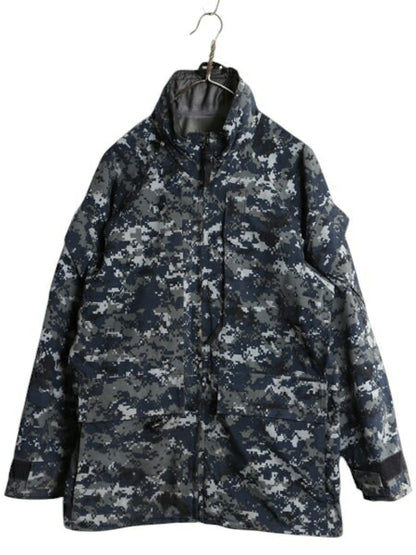 米軍実物 US NAVY デジタルカモ ゴアテックス ジャケット SMALL 古着 USN NWU TYPE1 ECWCS 迷彩 ミリタリー 軍物 海軍 マウンテンパーカー