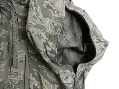 14年製 米軍実物 APECS デジタル タイガーカモ 迷彩 ゴアテックス ジャケット MEDIUM REGULAR 古着 軍物 ミリタリー USAF ABU エアフォース