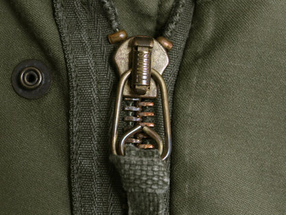 80s ALPHA 社製 81年製 米軍実物 US ARMY M-65 フィールド ジャケット SMALL REGULAR 古着 ミリタリー ヴィンテージ 3rd ブラス 軍物 M65