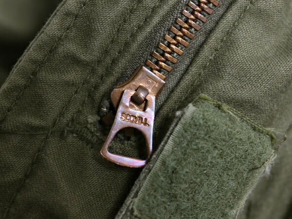 80s ALPHA 社製 81年製 米軍実物 US ARMY M-65 フィールド ジャケット SMALL REGULAR 古着 ミリタリー ヴィンテージ 3rd ブラス 軍物 M65