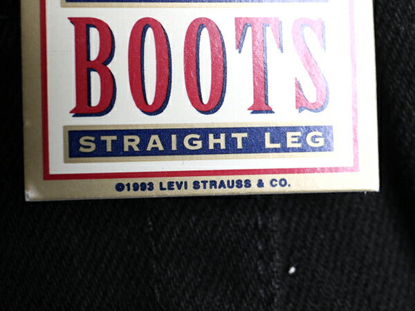 タグ付き 新品 デッドストック 90s USA製 Levis 505 ブラック デニム パンツ レディース S 程/ リーバイス ジーンズ ジーパン ストレート g