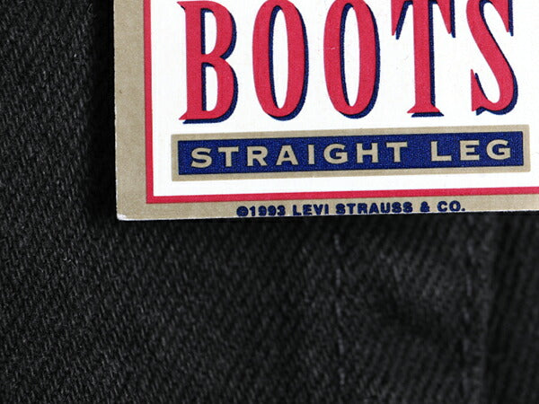 タグ付き 新品 デッドストック 90s USA製 Levis 505 ブラック デニム パンツ レディース S 程/ リーバイス ジーンズ ジーパン ストレート J