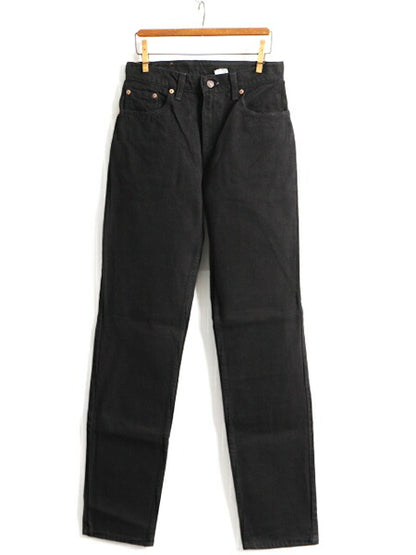タグ付き 新品 デッドストック 90s USA製 Levis 505 ブラック デニム パンツ レディース M 程/ リーバイス ジーンズ ジーパン ストレート V
