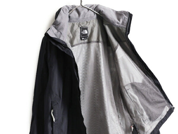 ノースフェイス HyVent ナイロン ジャケット レディース S 古着 The North Face アウトドア ジャンパー ブルゾン マンパ パーカー 薄手 黒