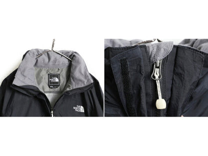 ノースフェイス HyVent ナイロン ジャケット レディース S 古着 The North Face アウトドア ジャンパー ブルゾン マンパ パーカー 薄手 黒
