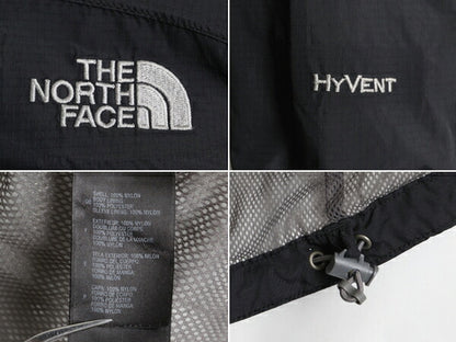 ノースフェイス HyVent ナイロン ジャケット レディース S 古着 The North Face アウトドア ジャンパー ブルゾン マンパ パーカー 薄手 黒
