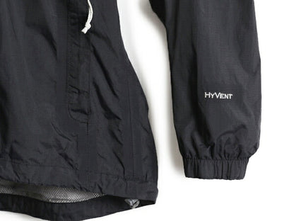 ノースフェイス HyVent ナイロン ジャケット レディース S 古着 The North Face アウトドア ジャンパー ブルゾン マンパ パーカー 薄手 黒