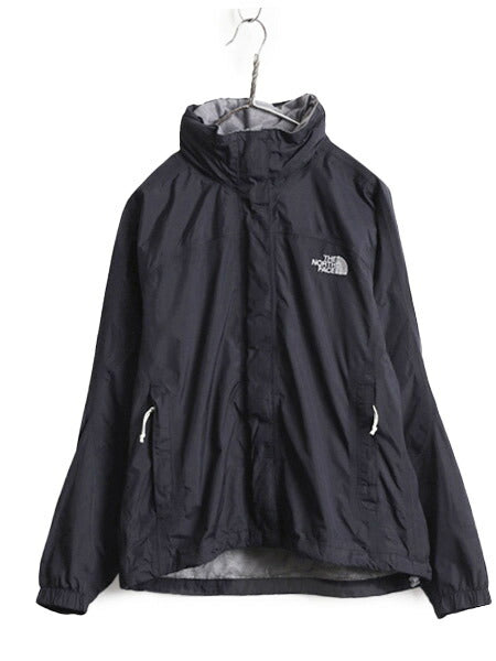 ノースフェイス HyVent ナイロン ジャケット レディース S 古着 The North Face アウトドア ジャンパー ブルゾン マンパ パーカー 薄手 黒