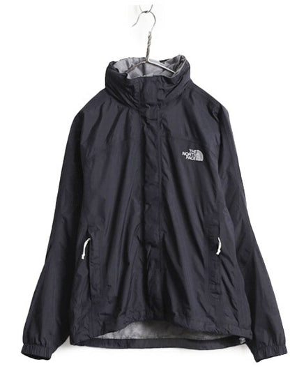 ノースフェイス HyVent ナイロン ジャケット レディース S 古着 The North Face アウトドア ジャンパー ブルゾン マンパ パーカー 薄手 黒
